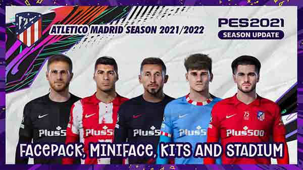 PES 2021 Atletico Madrid Miniface 2022