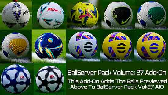 PES 2021 BallServer Pack 27 AIO Update v1