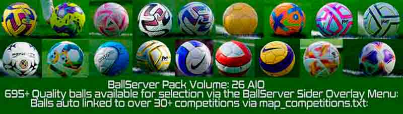 PES 2021 BallServer Pack v26 AIO