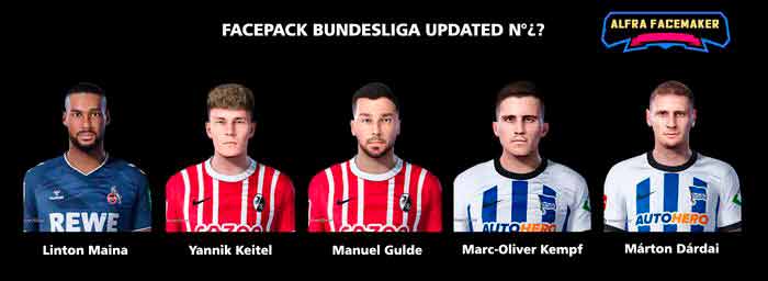 PES 2021 Bundesliga Facepack #13.10.22