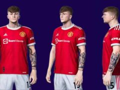 PES 2021 Charlie McNeill Face & Tattoo
