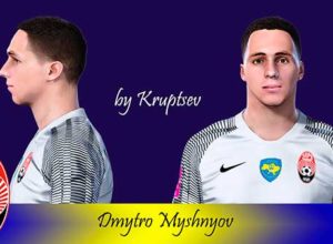 PES 2021 Dmytro Myshnyov Face