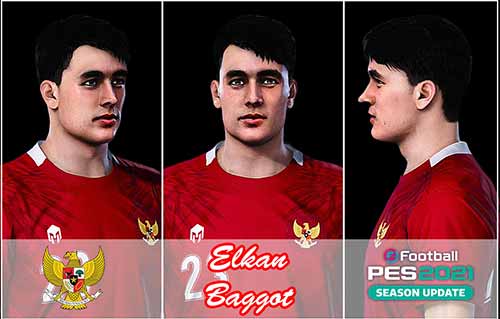 PES 2021 Elkan Baggot Face by Gofacemaker, patches and mods