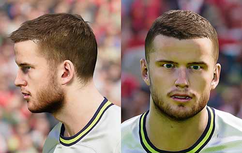 PES 2021 Eric Dier Face 2022 - maker "scarlett" presented the face of English defender Eric Dier for football eFootball Pro Evolution Soccer 2021. Dier is a footballer of the England national team and the English club Tottenham Hotspur.