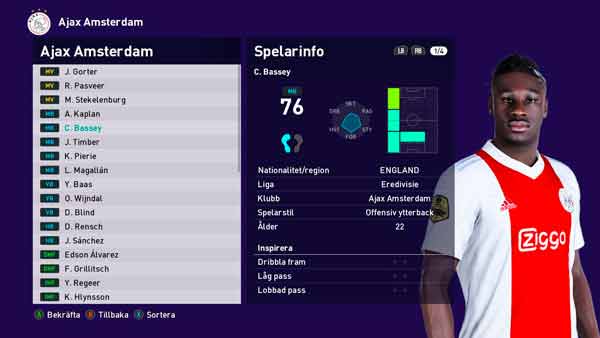 PES 2021 Face Calvin Bassey