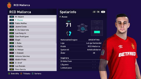 PES 2021 Face Franco Russo