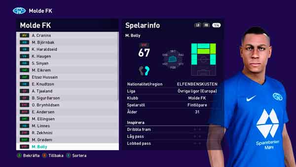 PES 2021 Face Mathis Bolly