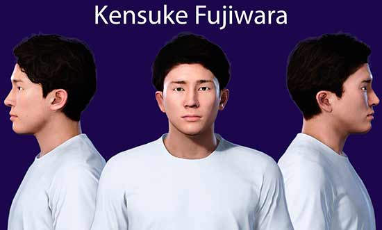 PES 2021 Kensuke Fujiwara Face