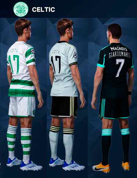 PES 2021 Kits Celtic FC 2022-23