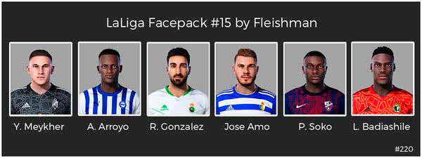 PES 2021 La Liga Facepack v15