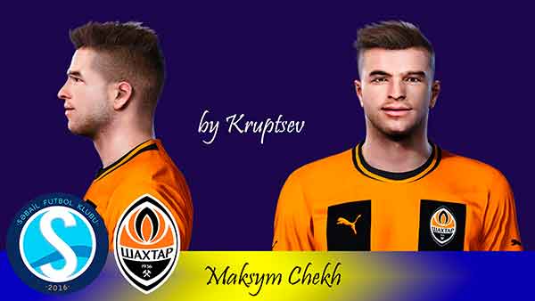 PES 2021 Maksym Chekh Face