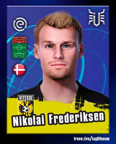 PES 2021 Nikolai Frederiksen Face