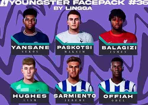 PES 2021 Youngster v36 Facepack