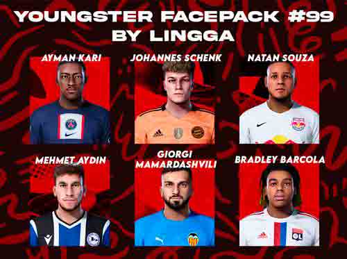 PES 2021 Youngster v99 Facepack