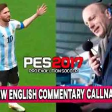 PES 2017 English Commentary & Update Callnames