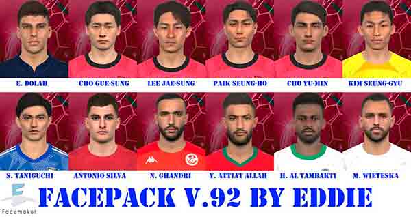 PES 2017 Facepack v92 by Eddie, patches and mods | pes-files.ru