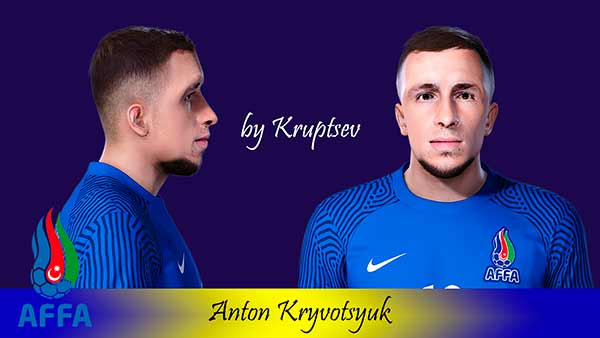 PES 2021 Anton Kryvotsyuk Face by Kruptsev,, patches and mods