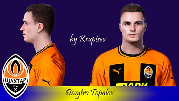 PES 2021 Dmytro Topalov Face