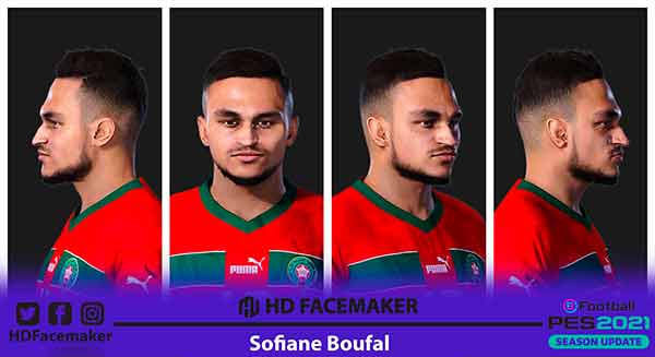 PES 2021 Face Sofiane Boufal