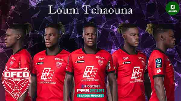 PES 2021 Loum Tchaouna (Dijon FC) by Jacobson , patch & mods