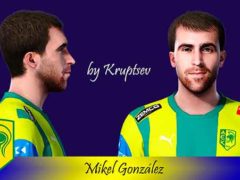 PES 2021 Mikel González Face