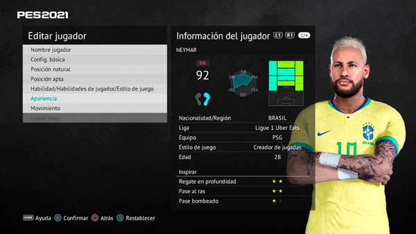 PES 2021 Neymar Jr v2 (Qatar 2022)