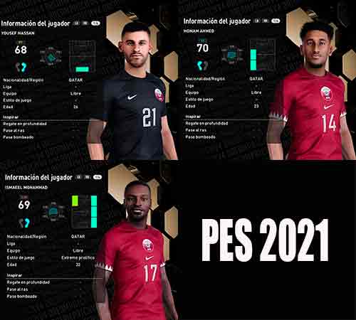 PES 2021 Qatar Mini Facepack 2022