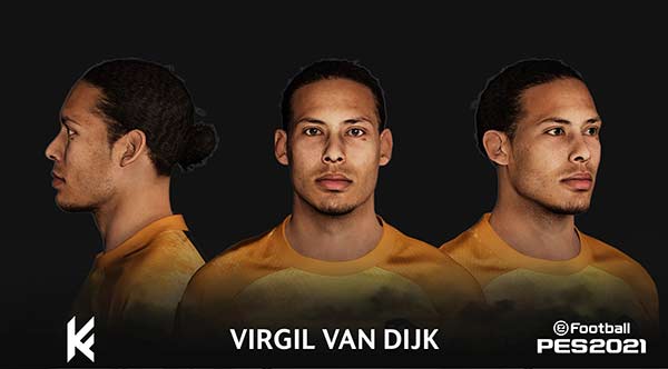 PES 2021 Virgil van Dijk Face #20.12.22