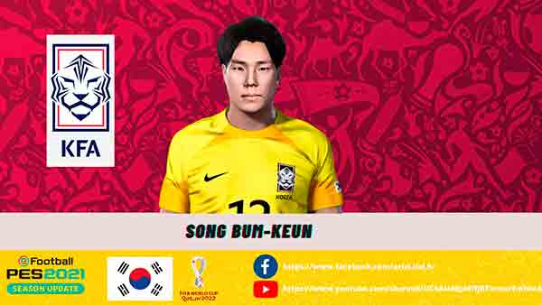 PES 2021 Face Yoon Jong-Gyu by Vacaross, patches and mods