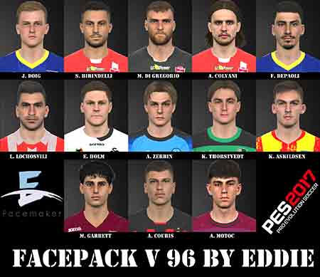 PES 2017 Facepack v96 by Eddie