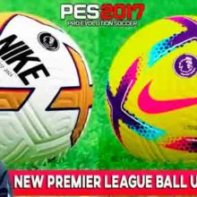 PES 2017 New EPL Ball Update 2023