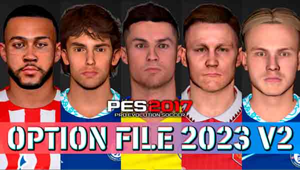 PES 2017 Option File v2 Season 2022-23