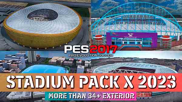 PES 2017 Stadium Pack 2022-23
