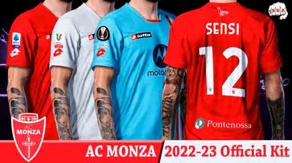 PES 2021 AC Monza Official Kit 2023