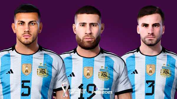 PES 2021 Argentina NT Faces (World Champions) 1