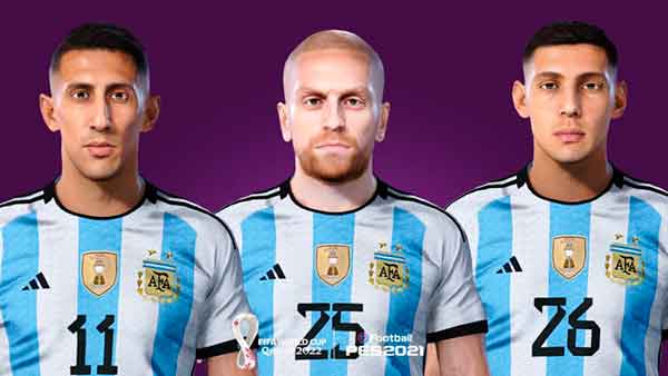 PES 2021 Argentina NT Faces (World Champions) 3