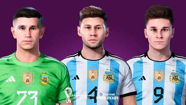 PES 2021 Argentina NT Faces (World Champions)