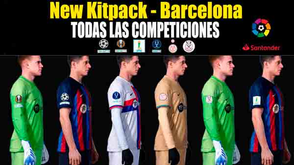 PES 2021 Barcelona Official New Kit 2023
