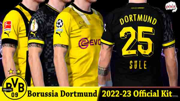 PES 2021 Borussia Dortmund Official Kit 2023