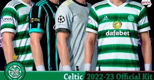 PES 2021 Celtic Complete Kit 2022-2023