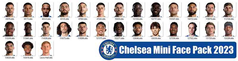 PES 2021 Chelsea FC Minifaces 2023