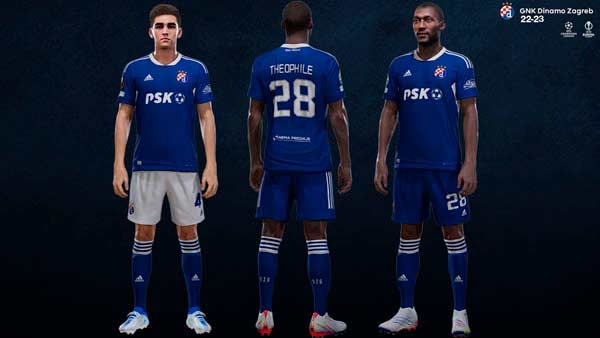 PES 2021 Dinamo Zagreb 2023 kits