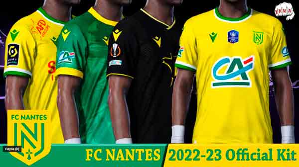 PES 2021 FC Nantes Official Kit 2023