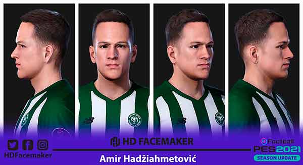 PES 2021 Face Amir Hadžiahmetović