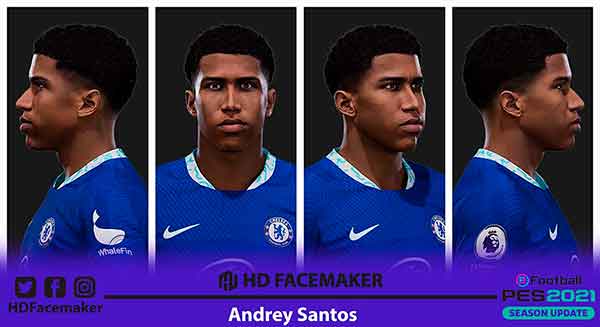 PES 2021 Face Andrey Santos