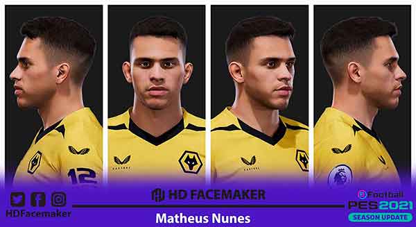 PES 2021 Face Matheus Nunes