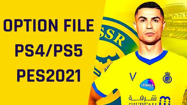 PES 2021 New Option File PS4/PS5 2023