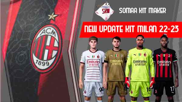 PES 2021 New Update Kits AC Milan 2023