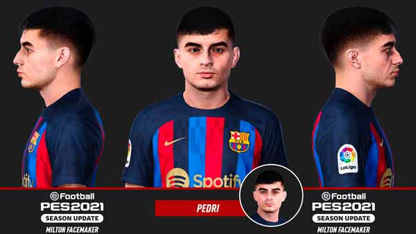 PES 2021 Pedri Face From FIFA 23