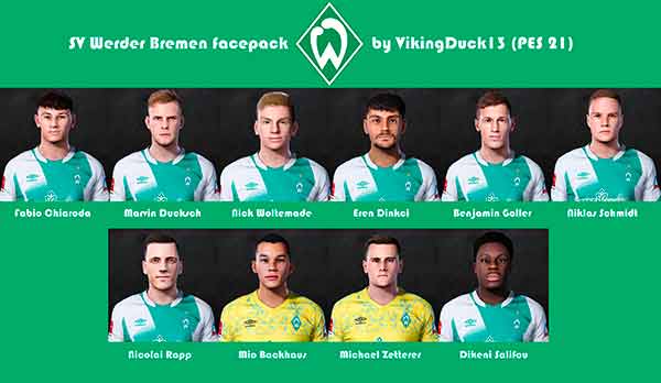 PES 2021 Werder Bremen Facepack 2022